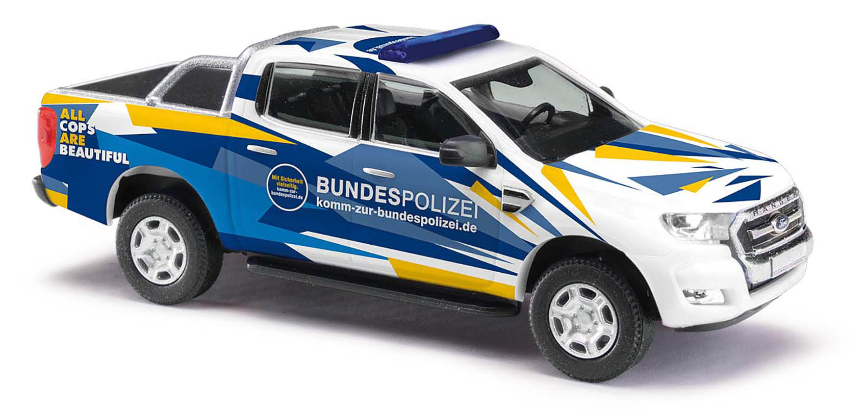 Busch 52822 - H0 - Ford Ranger Bundespolizei